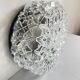 APPLIQUE Semi-Crystal Ceiling Light 1950s