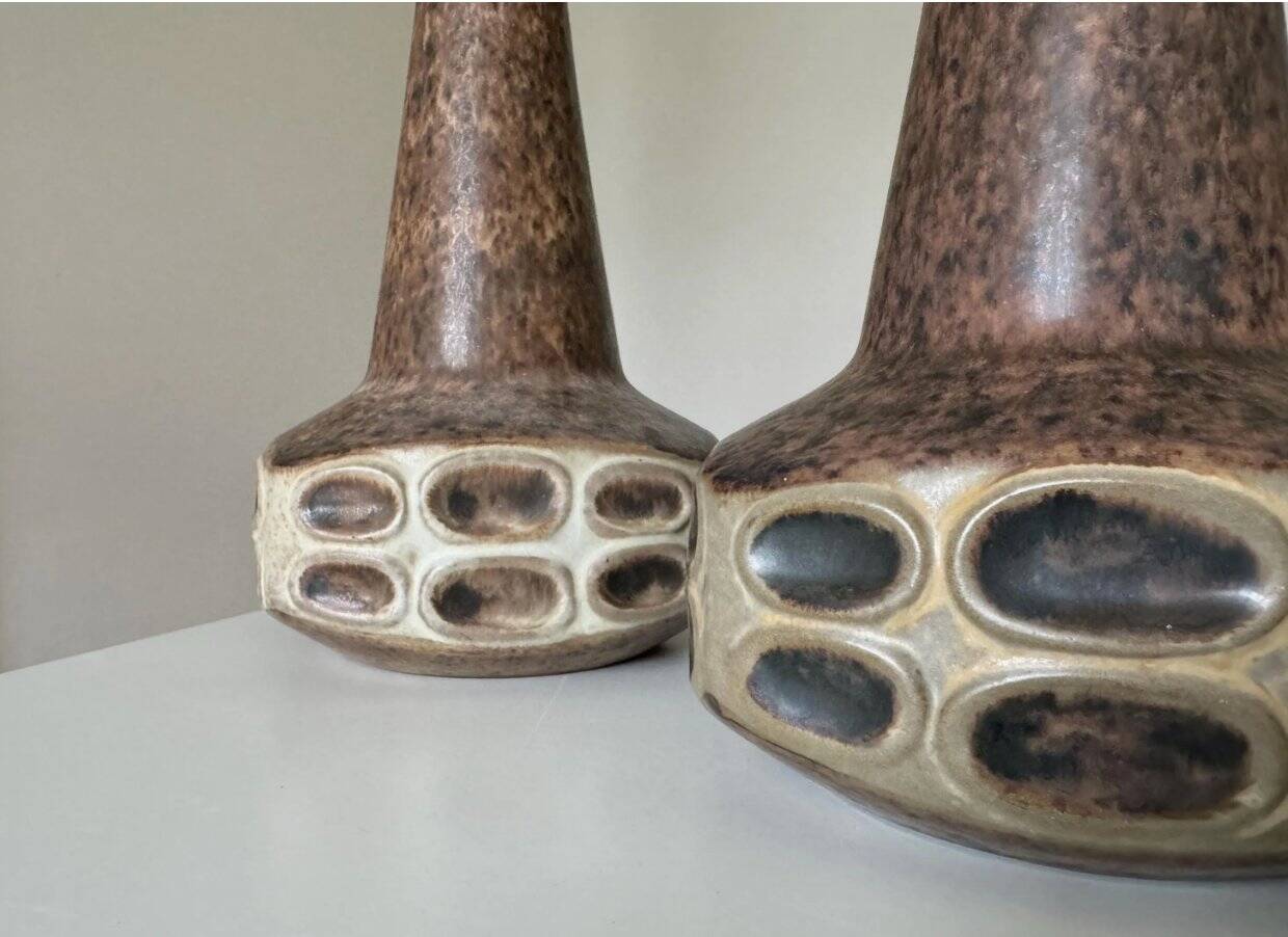 Table lamps, Marianne Starck, Michael Andersen, Denmark, 1970s, set of 2