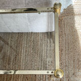 Glass and plexi side table 1980