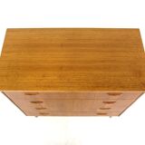 Scandinavian teak chest of drawers, Sweden, 1960