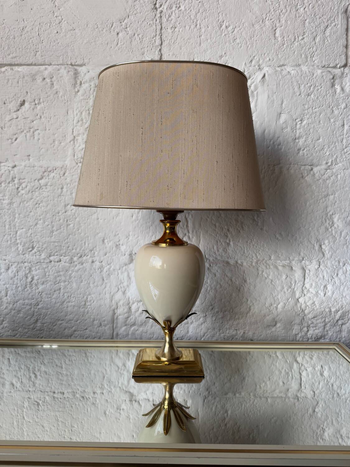 Pineapple Egg Lamp by Le Dauphin, 1970s