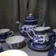 Churchill england blue and white tea service japanese patterns