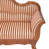 Recamier silk velvet loveseat, 1930