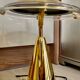 Paire de lampes verre et laiton