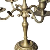Chandelier 5 branches laiton massif