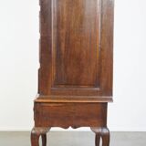 Early 18th century English oak chest on stand/ highboy