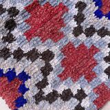 Moroccan carpet Boucherouite colored - 98 x 170 cm