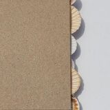 Vintage seashell mirror 31x35cm