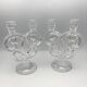 Pair of vannes crystal candelabra, 1960s decoration