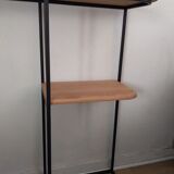 Oak & metal design console