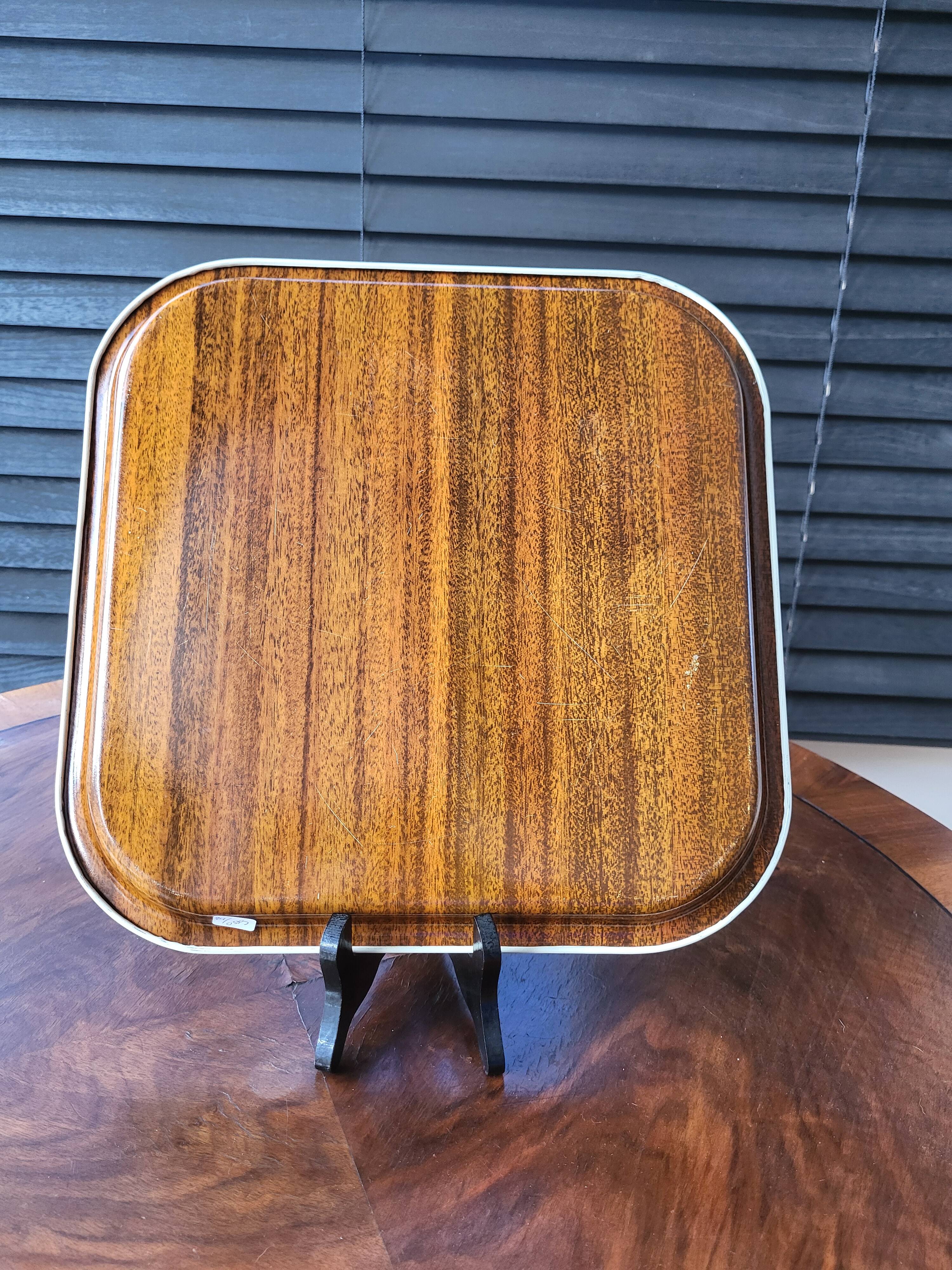 Plateau de service en métal, Piero Fornasetti, Italie, 1960