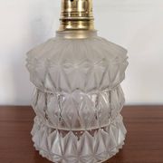 Geometric lampshade in frosted and transparent glass