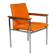 Danish orange chair by Sigvard Bernadotte for France & Søn 1970s