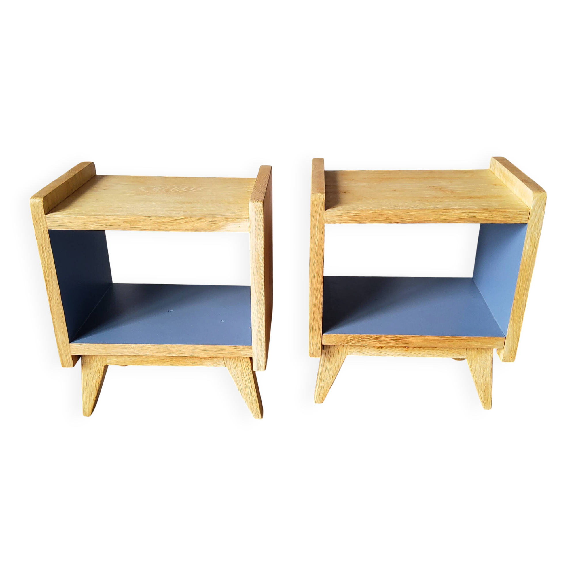 Renovated pair of bedside tables