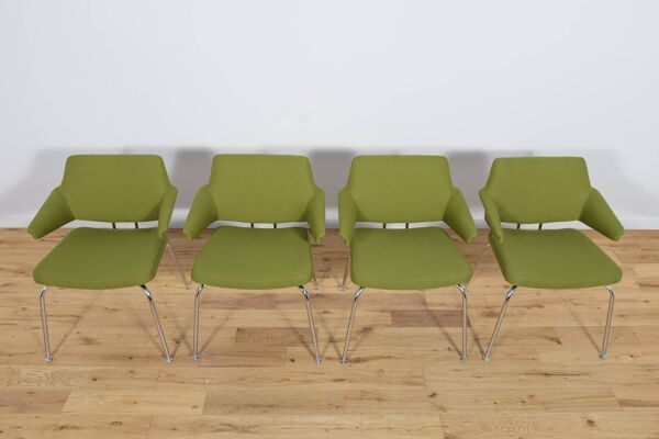 Fauteuils par Jacob Jensen pour Duba, 1960s, Set de 4
