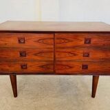 Commode vintage danoise en palissandre, style milieu du siècle, de la marque Brouers, années 1960