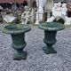 Pair of antique Medici vases in cast iron