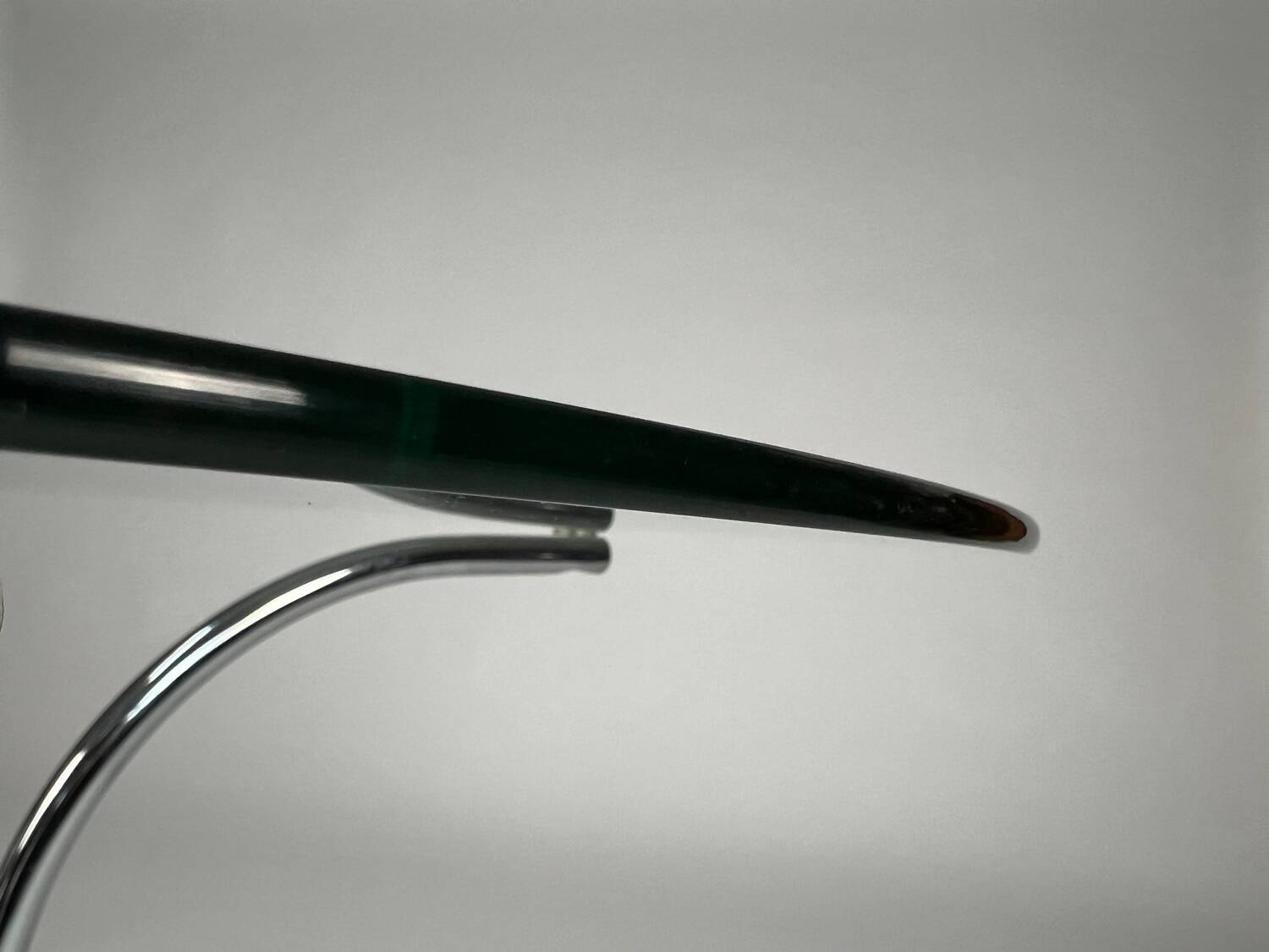 Vintage chrome glass round dining table 70s space age