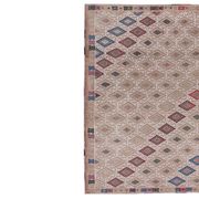 Vintage Turkish Oushak Handwoven Rug 152x212 cm