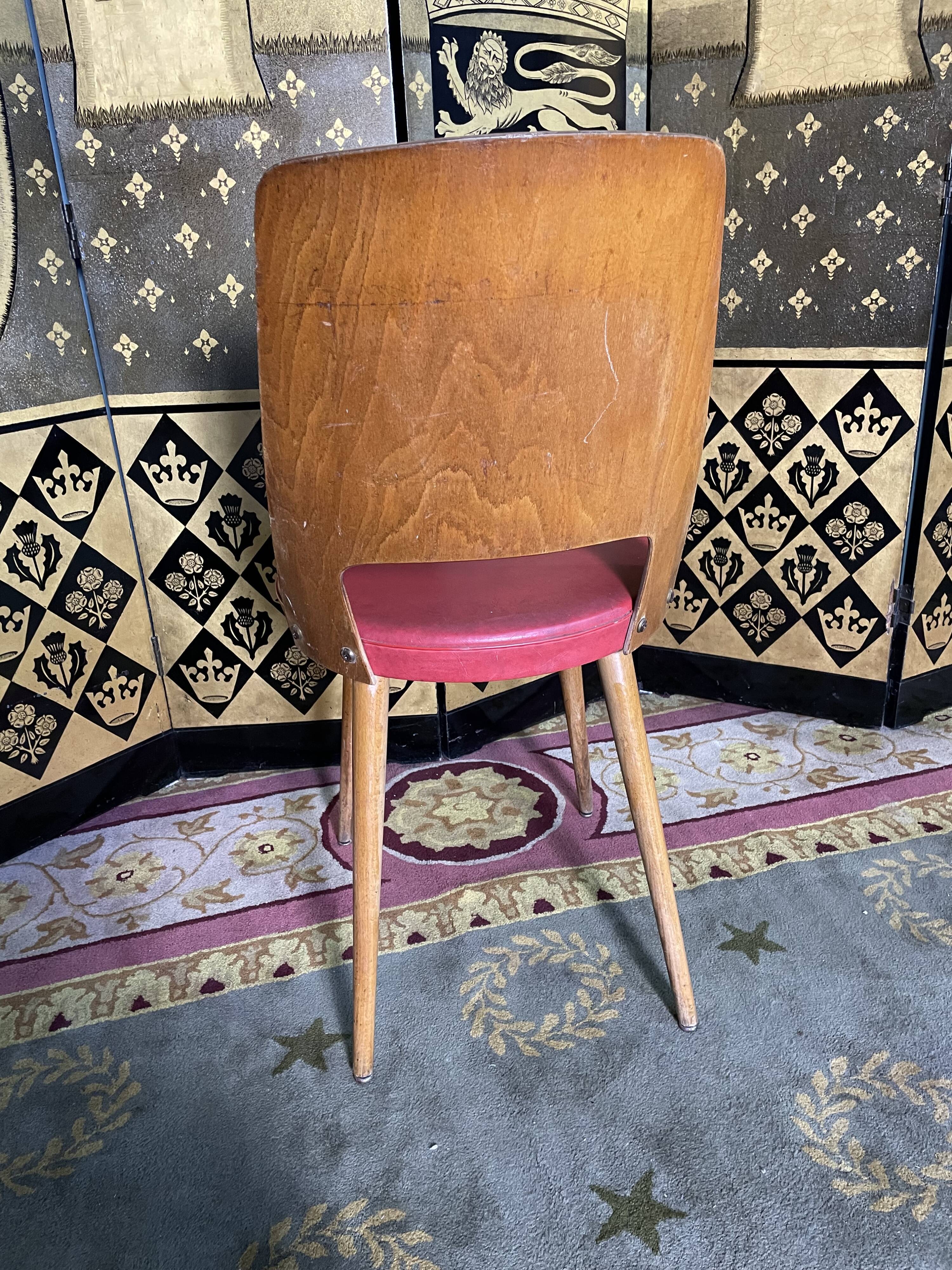 Suite of 8 baumann bistro chairs model Mondor