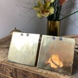 Brass bookends