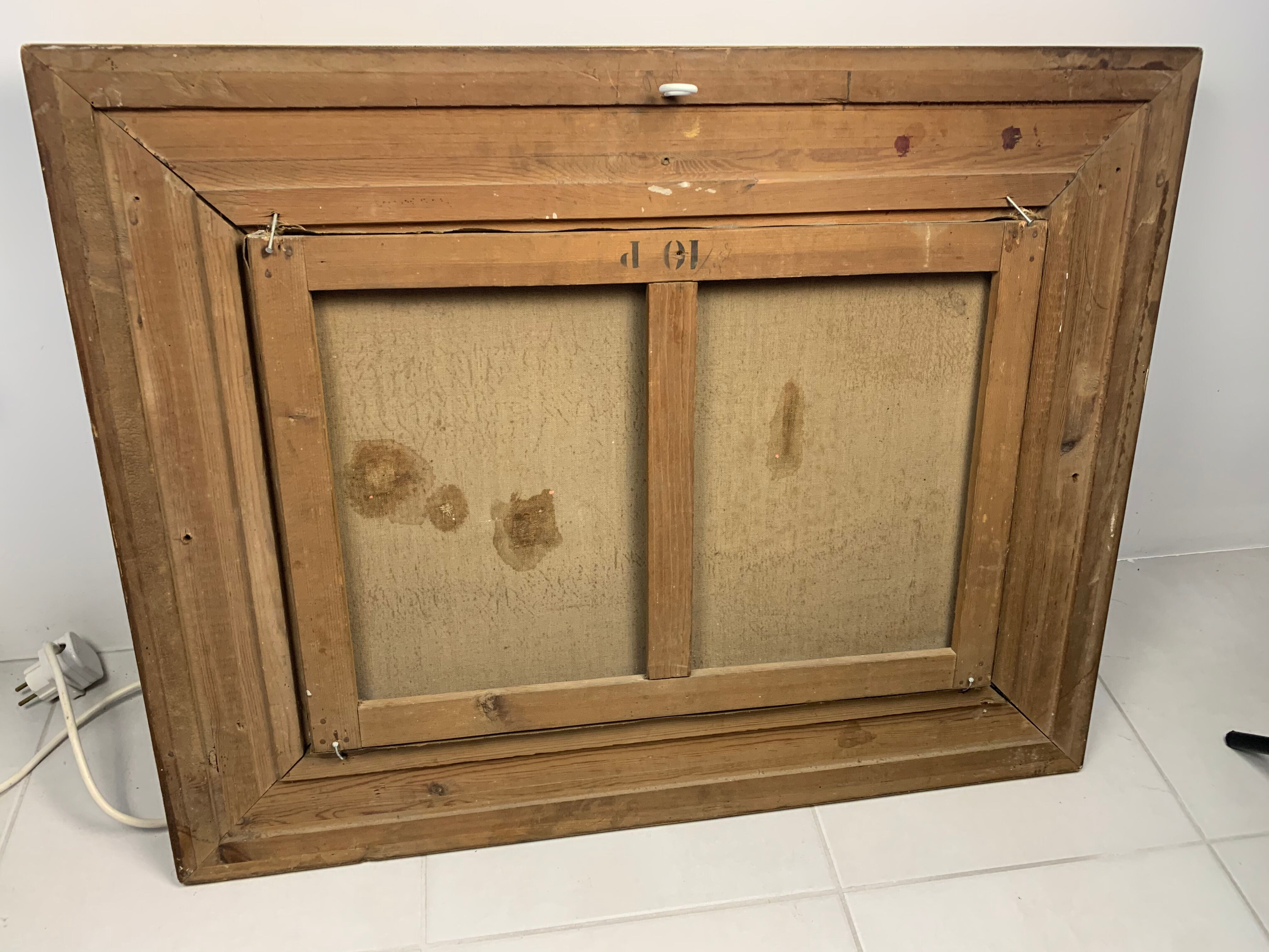 Oil on canvas by V Vezien