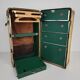1930s wardrobe steamer trunk by Hartmann – goat skin chest