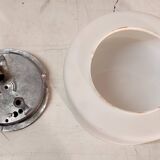 Bauhaus design ceiling light or wall lamp with opaline globe - mid 20th century.