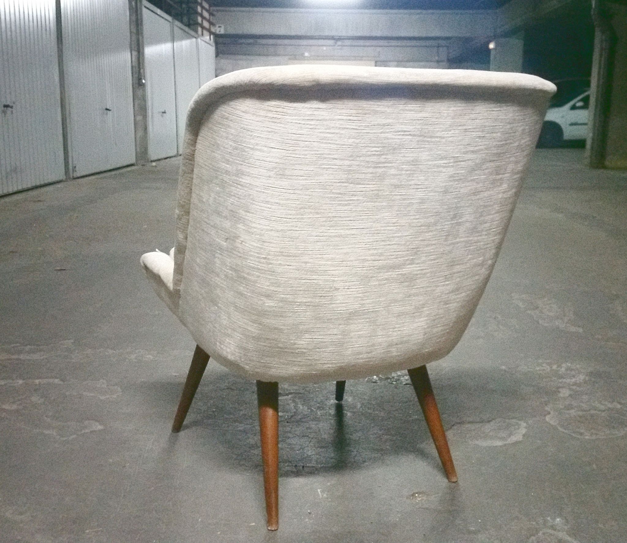 Fauteuil danois chauffeuse scandinave années 50/60