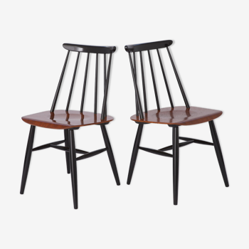 Pair Fanett chairs by Ilmari Tapiovaara 60/70