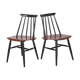 Pair Fanett chairs by Ilmari Tapiovaara 60/70