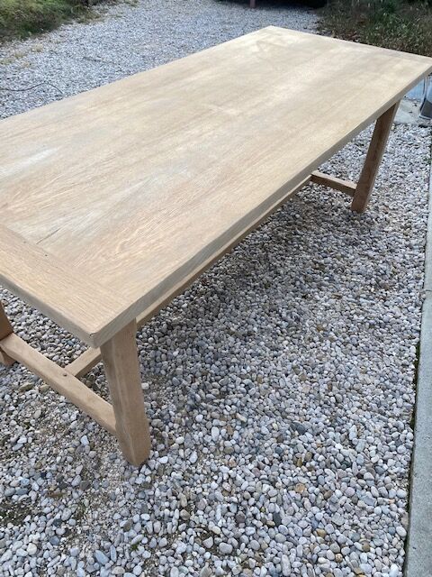 Sanded farmhouse table 2m