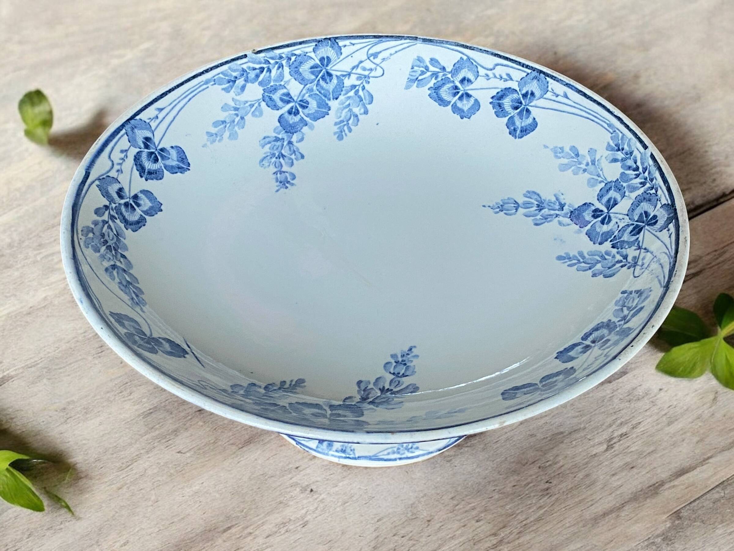 Creil & Montereau ironstone fruit bowl, Richelieu model