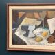 Original Swedish Oil on Canvas – “Still Life” by Inge Camill – Signed – Vintage & Framed – 57 × 34 cm (22.4" × 13.4")