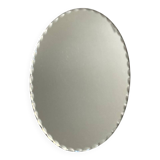 Miroir biseauté ovale à poser