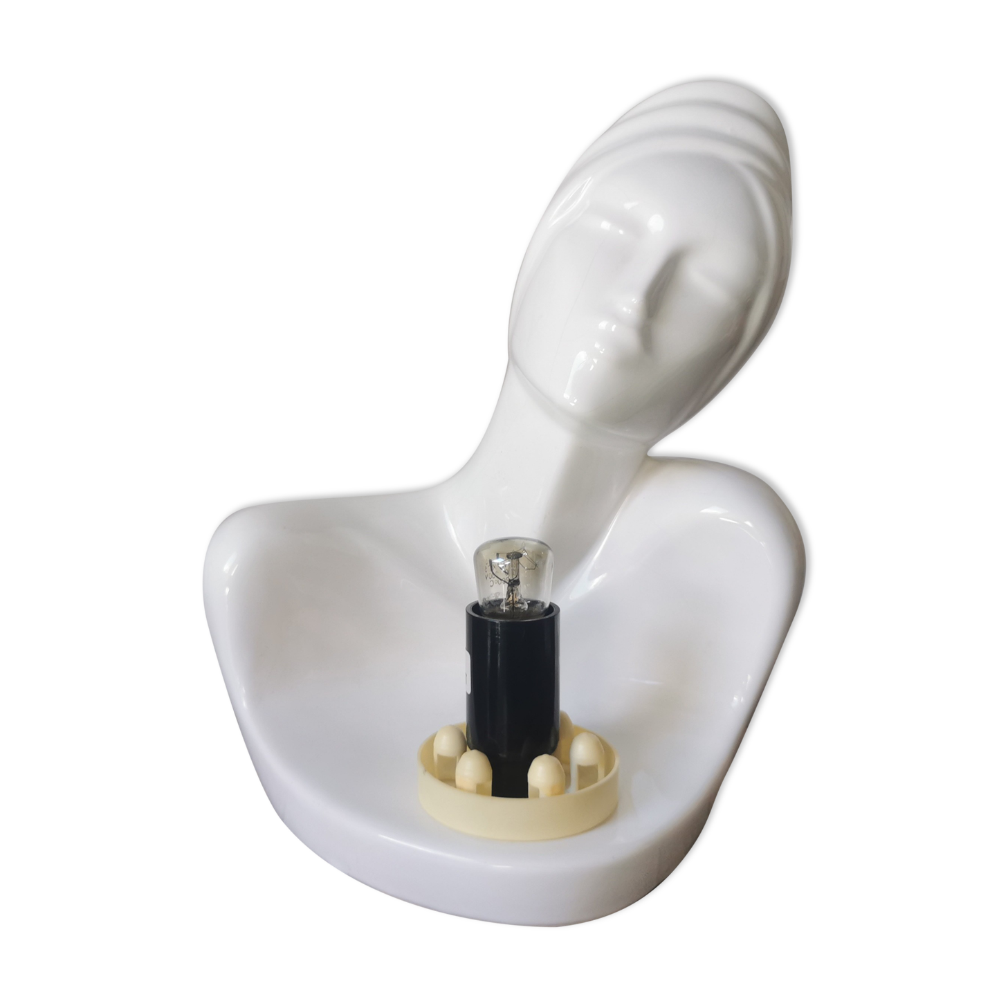 Women's lamp ceramic opal globe