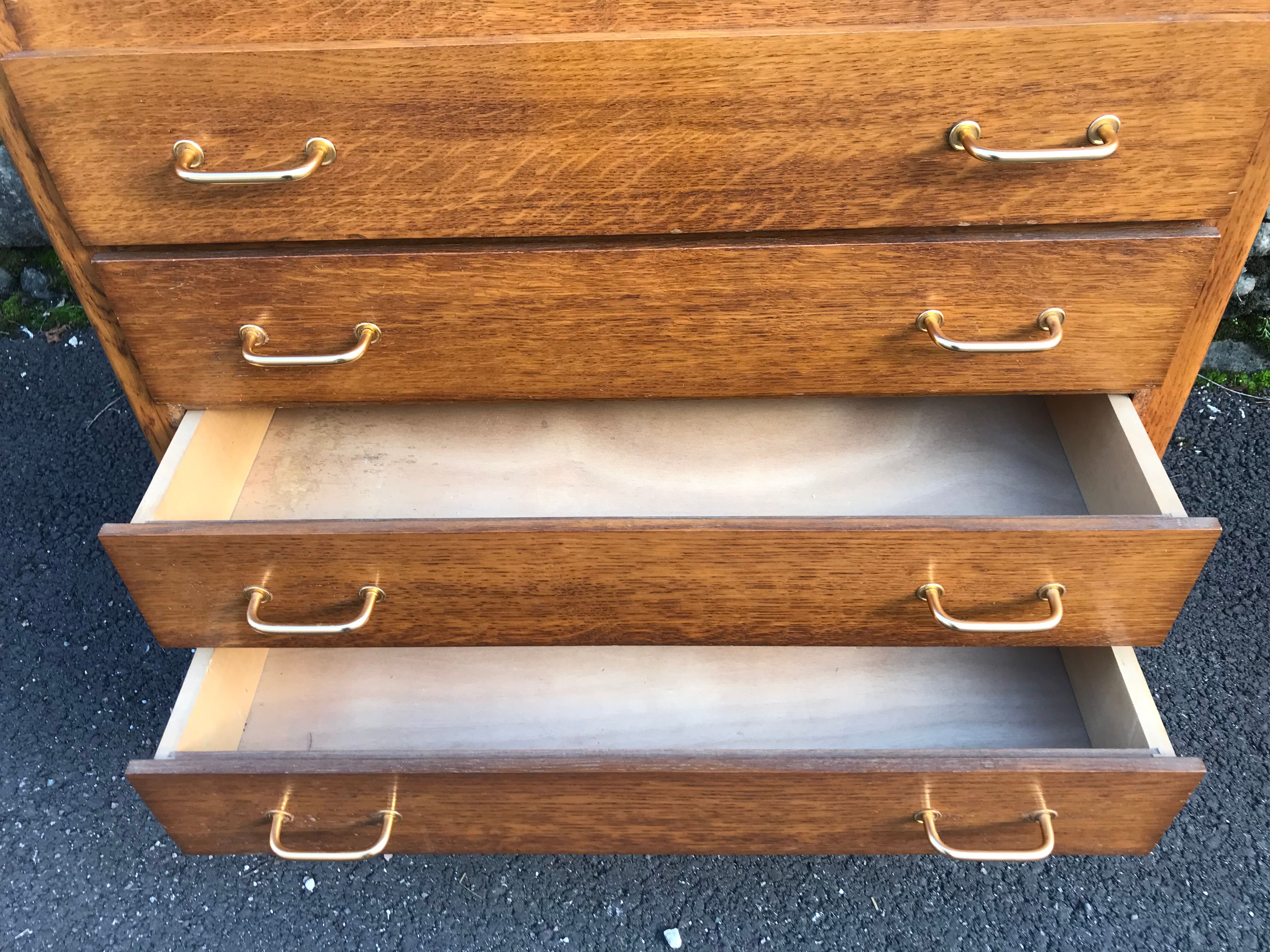 Chest of drawer compass feet