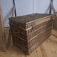 Wicker travel trunk