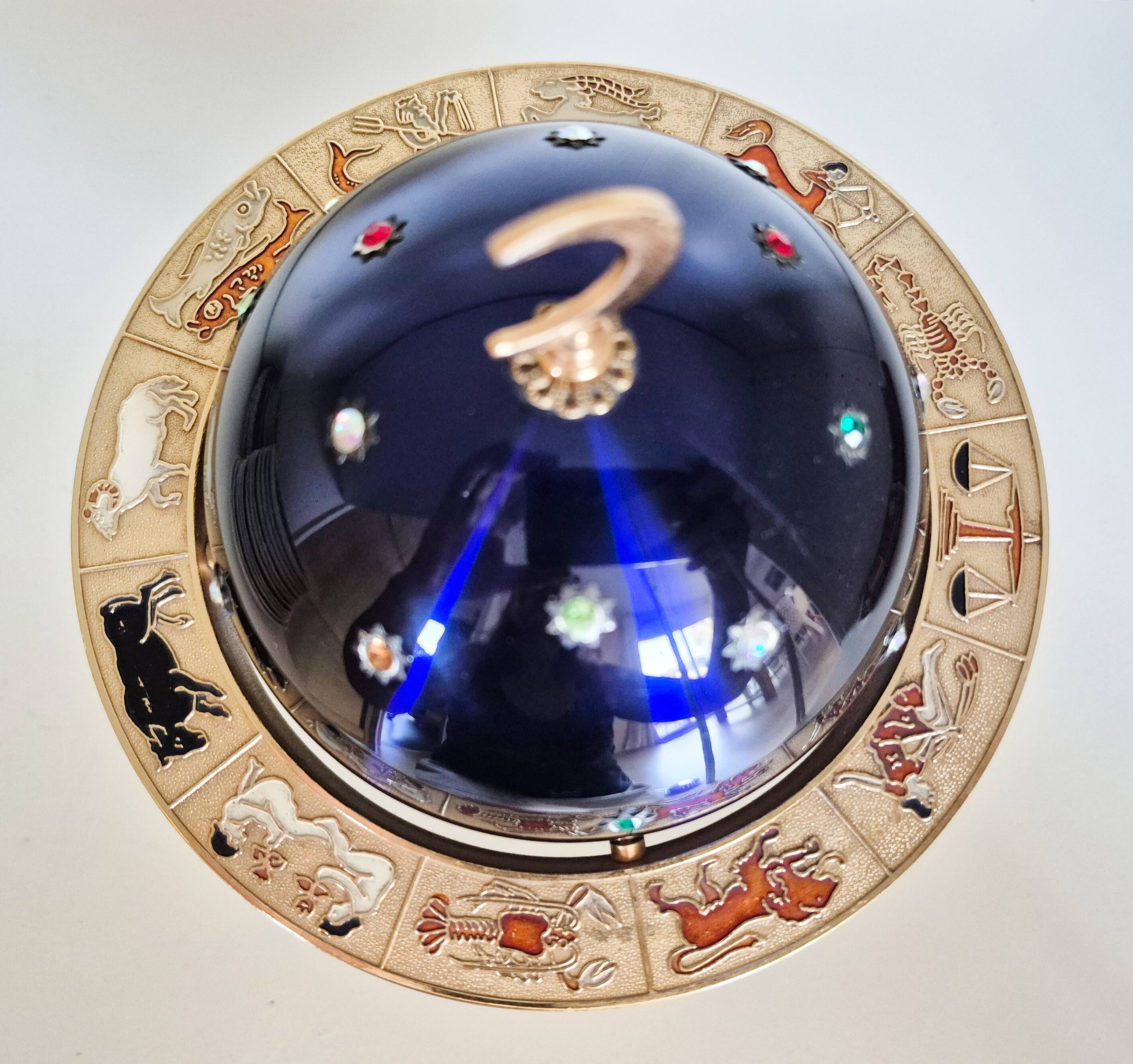 Distributor, Vintage Metal Cigarette Display, Zodiac