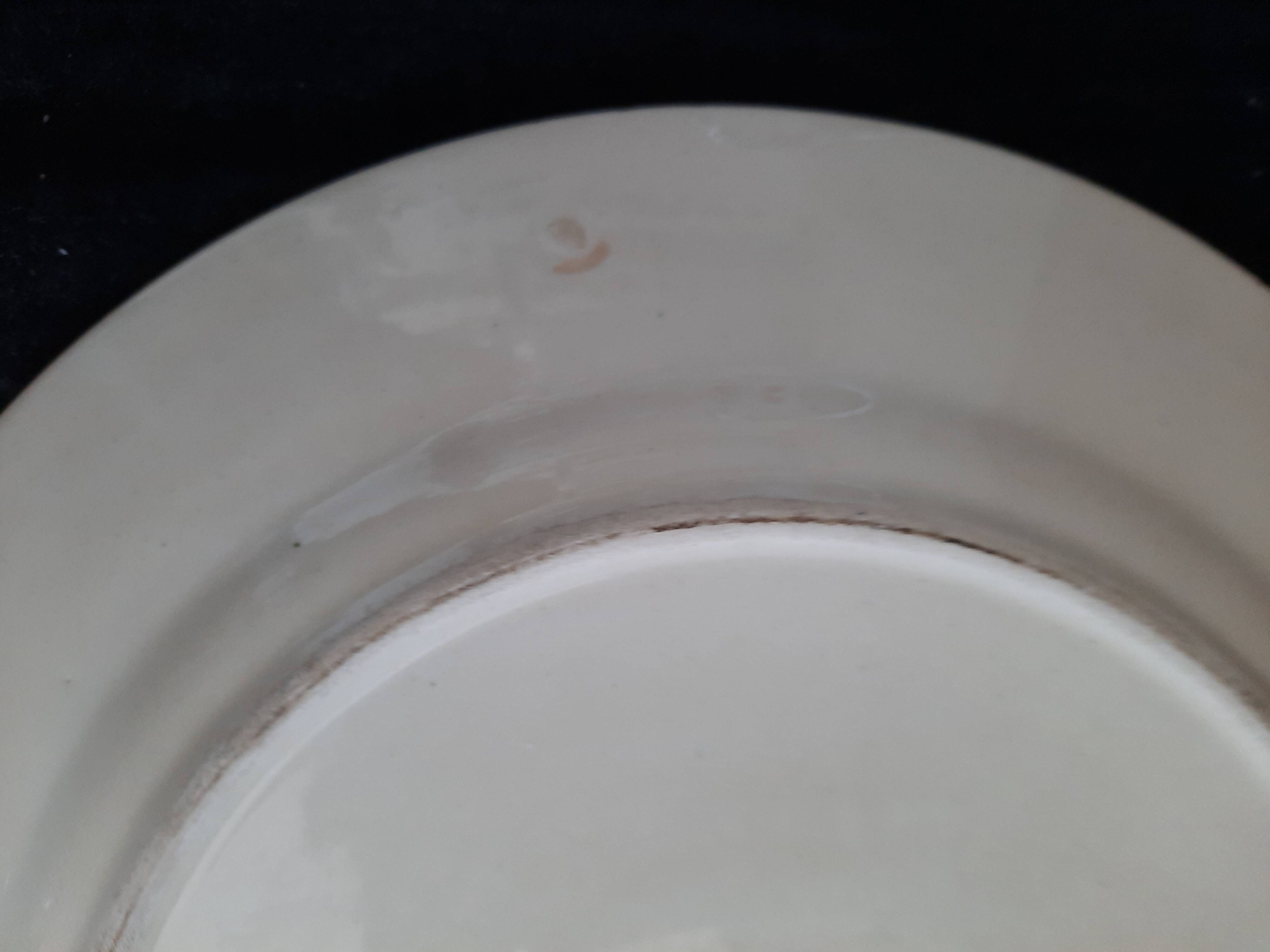 Large HB Quimper Plate Breton Decor Hand-Painted Vintage 27cm