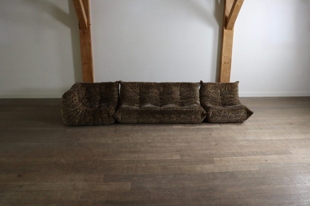 Ligne Roset Togo sofa set Liberty special edition by Michel Ducaroy, 1979