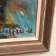 Original Mid Century Swedish Oil On Canvas – “Hut Between Hills” By B. Elvsfedt – 1962 – Vintage & Framed – 83 × 70 Cm (32.7" × 27.6")