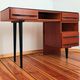 Czechoslovakian Desk by M. Pozar for Up Závody, 1960s, Set of 2