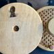 Coat Wall Hooks in Wood and Woven Cane, 1960s, Set of 2