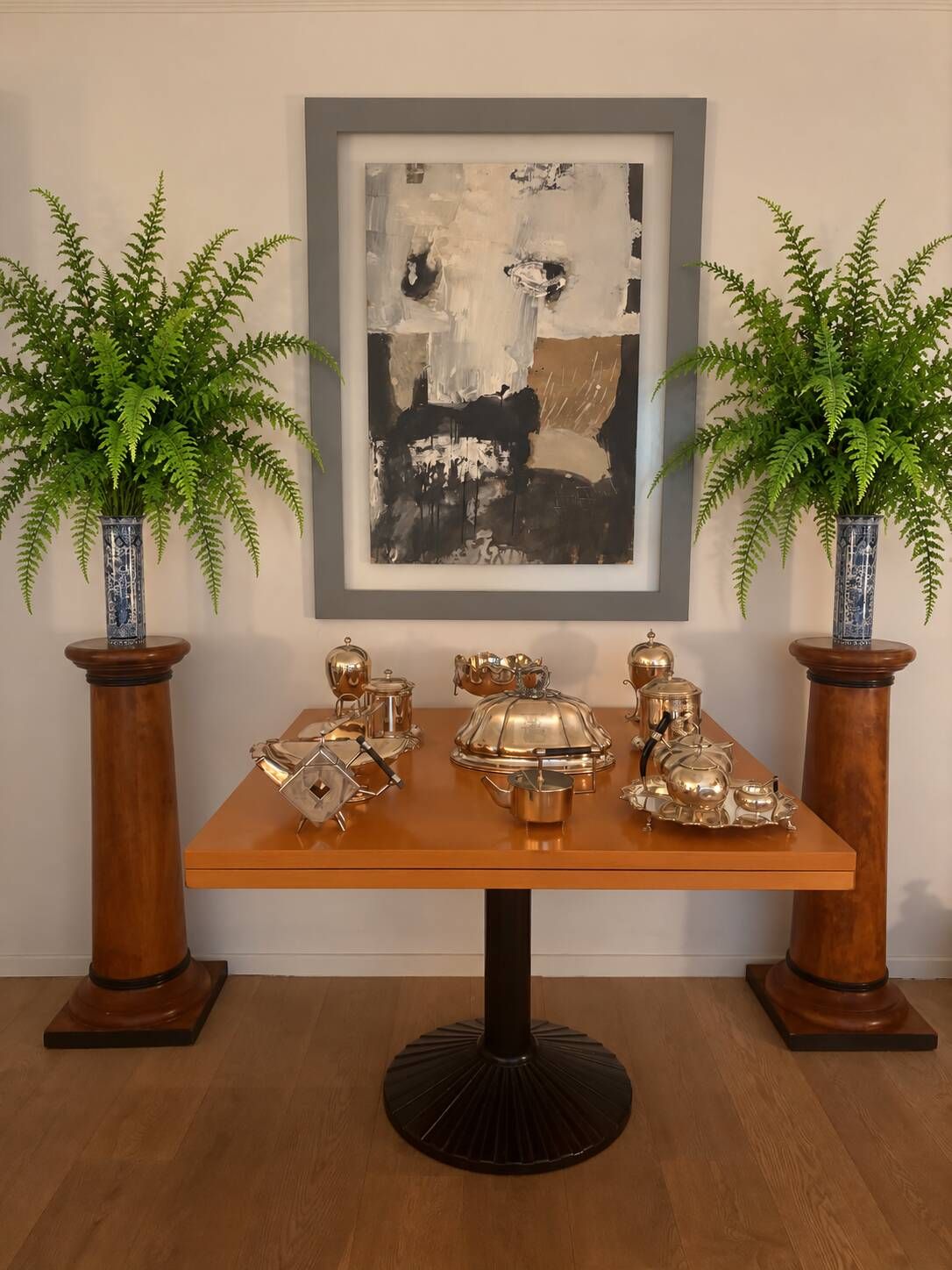 Pair of Delft vases