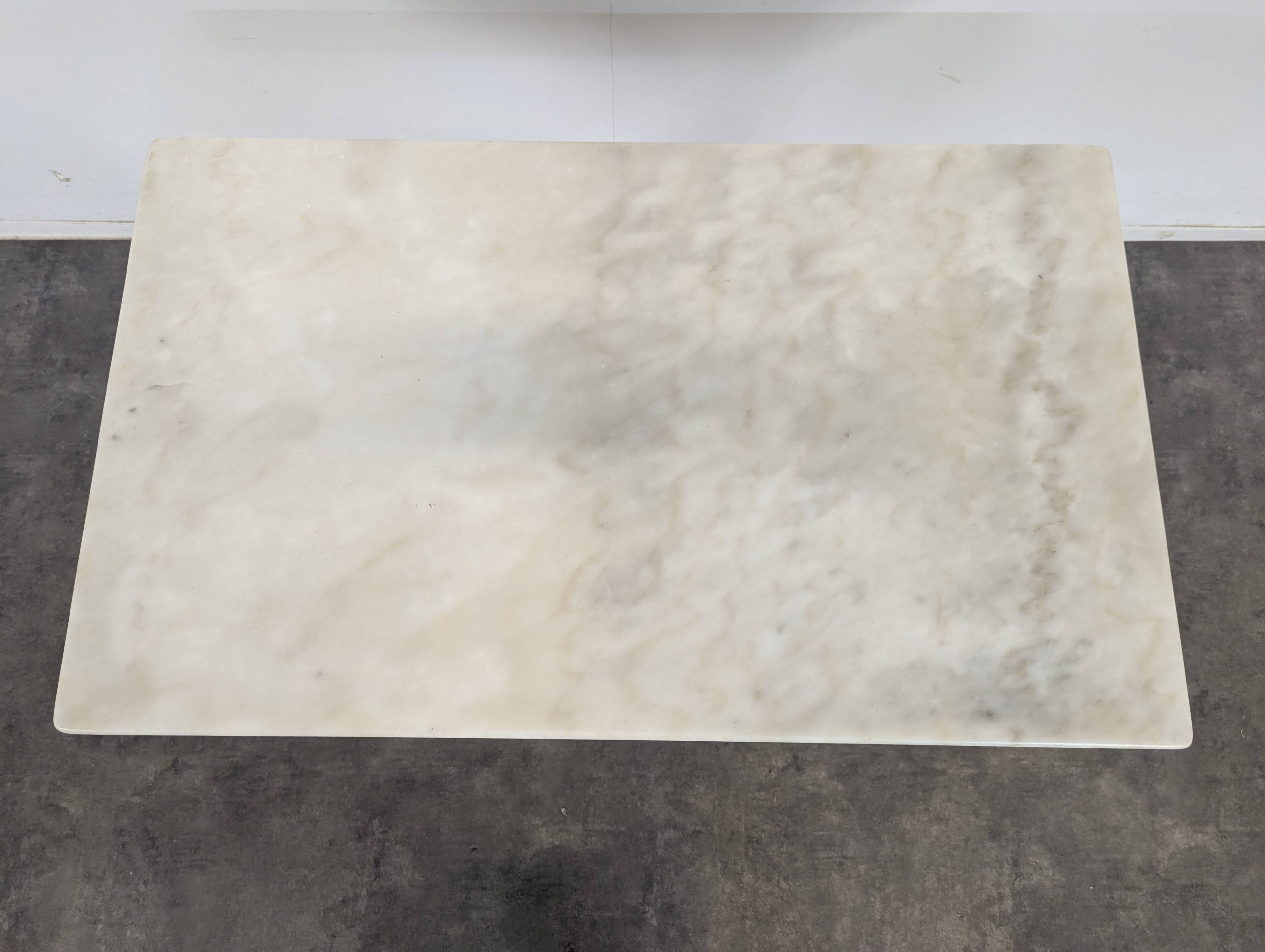 Bistro table with marble top