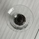 Small footed cracked glass bowl