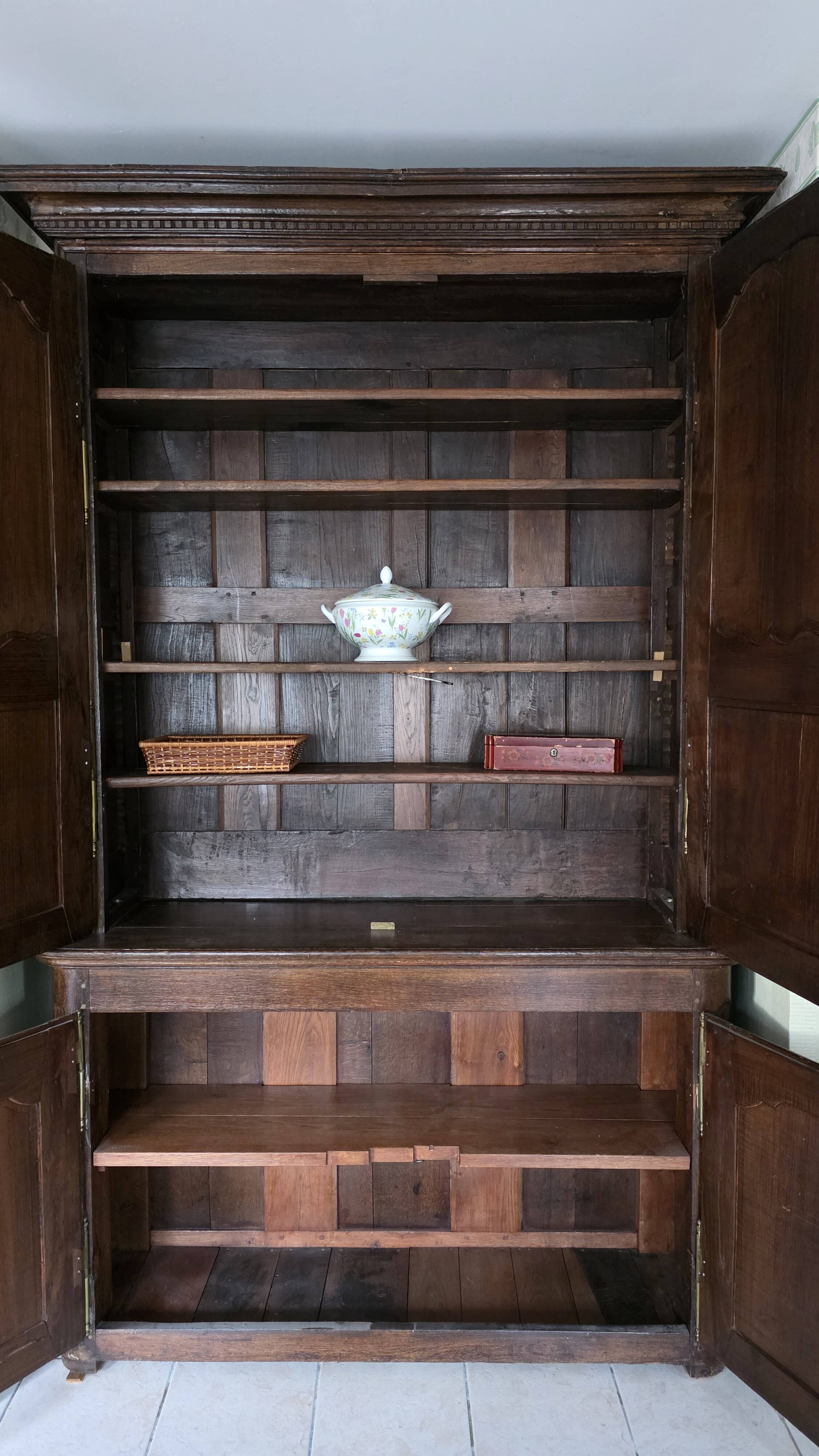 Buffet Normand double corps en chêne