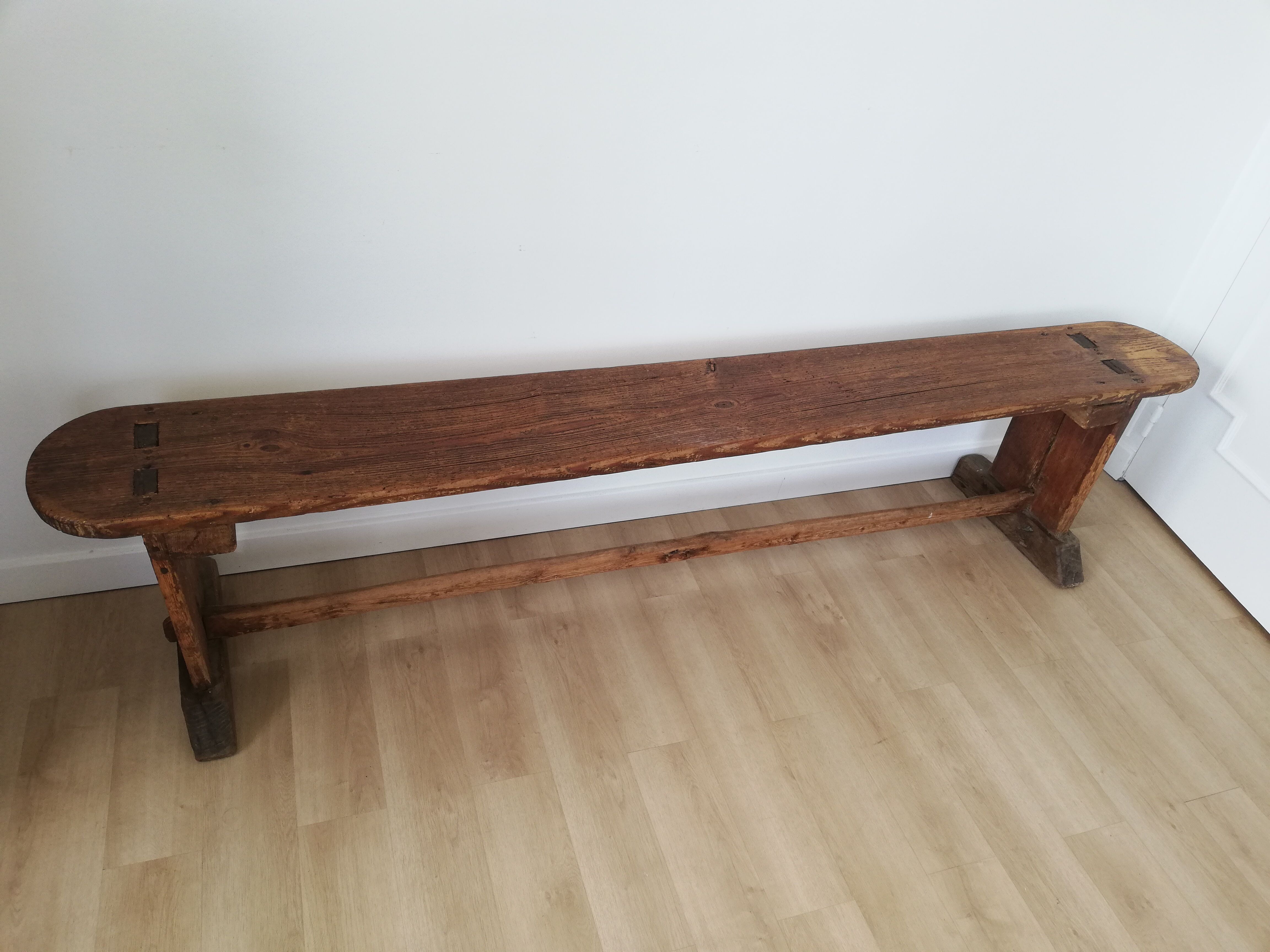 Old church bench