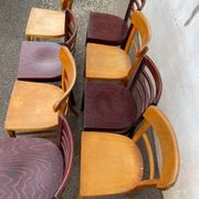 Set of 8 bistro chairs